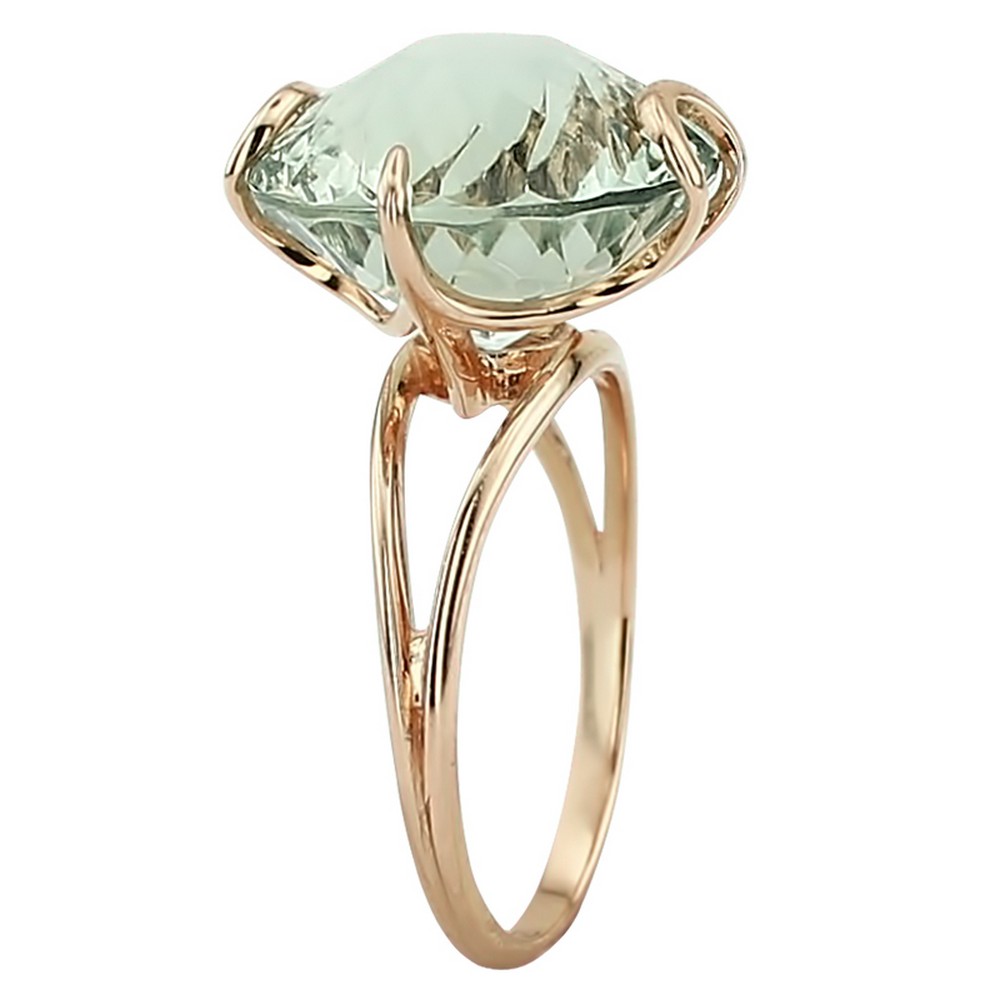 Кольцо. Аметист зеленый. Арт.1099Аз из золота 585 пробы