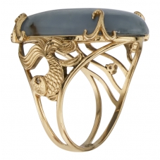 Золотое Кольцо Арт 1418. Кварц