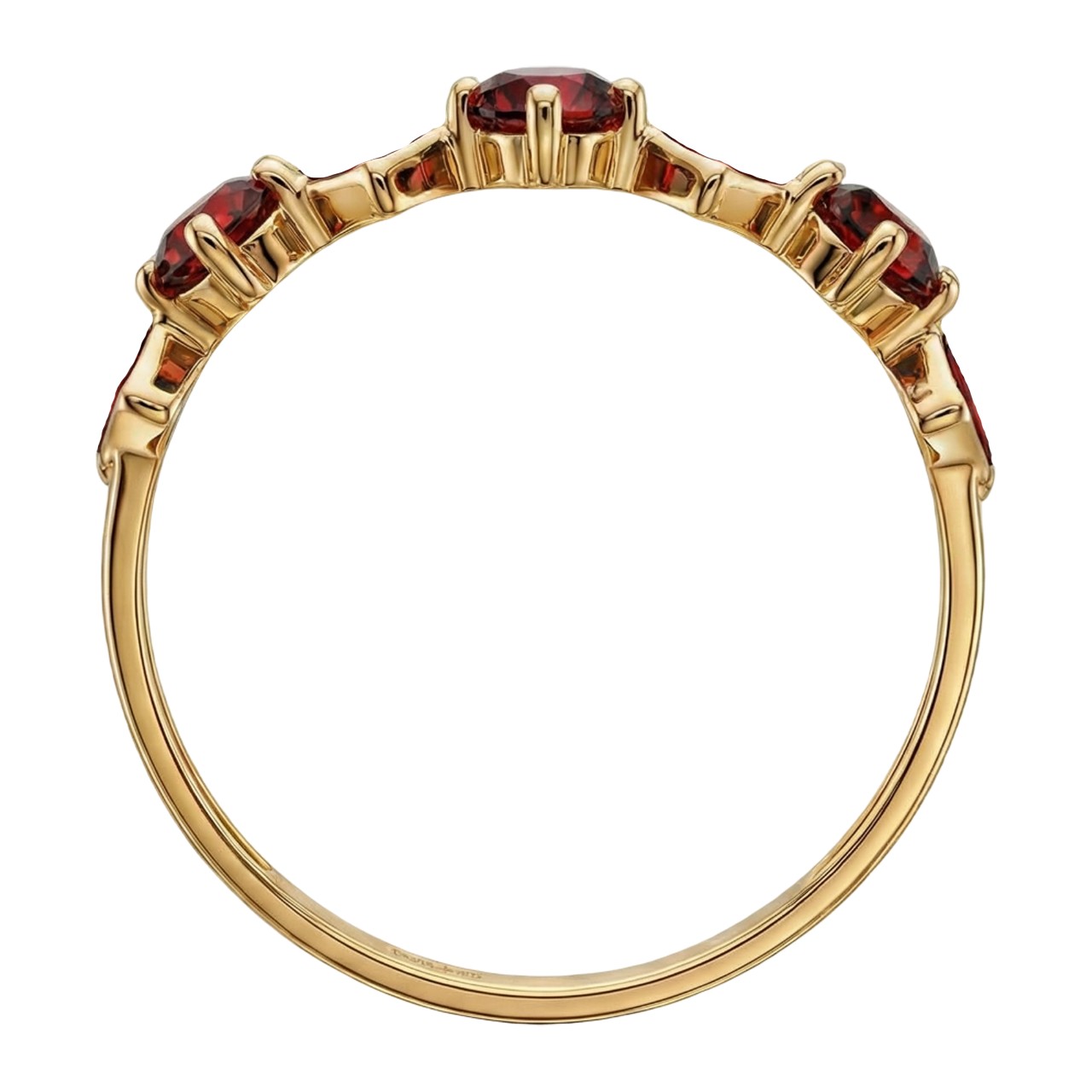 Кольцо. Гранат. Арт.2533Г из золота 585 пробы