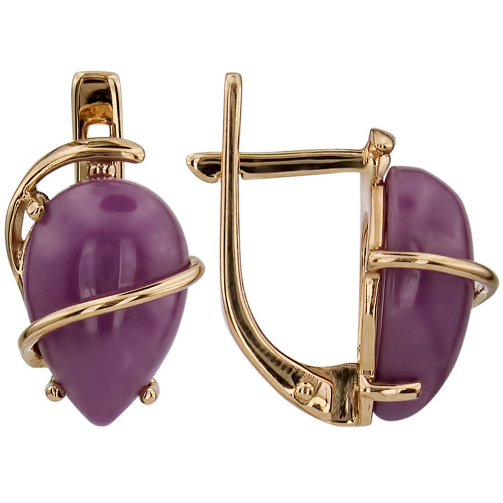 Серьги. . Арт.258Ф из золота 585 пробы