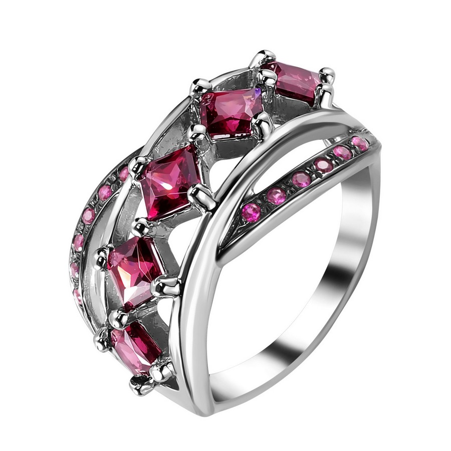 Кольцо. Гранат. Арт.526РдКц_ из золота 585 пробы