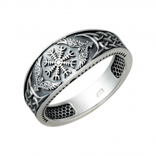 Кольцо 2189 Серебряные кольца и печатки