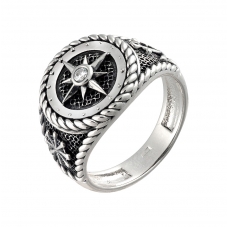Кольцо 2241 Серебряные кольца и печатки