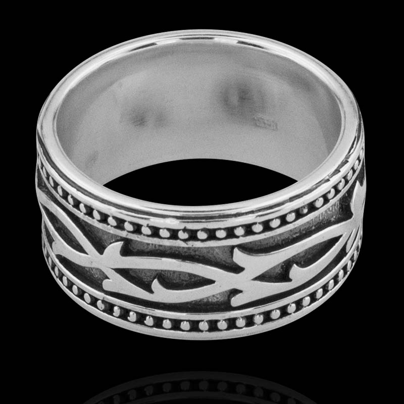 Кольцо. Серебряные кольца и печатки. Арт.1825 из золота 585 пробы
